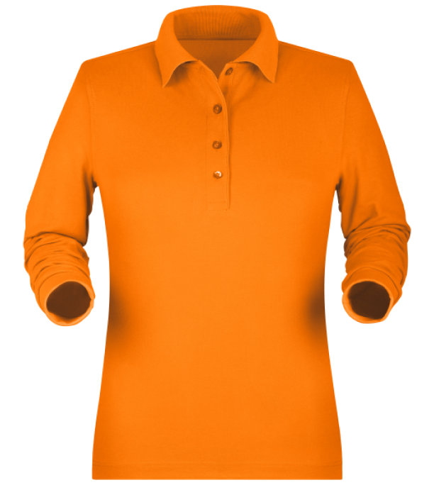 Longsleeve Poloshirt Damen